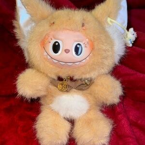 Custom Handmade Labubu the Monster Figure – beautiful animal fox plush pendant